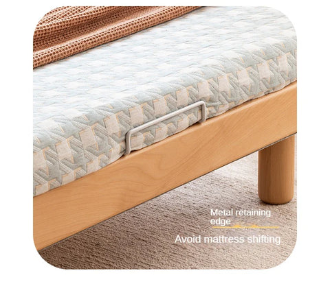 Beech Solid Wood Children's, Montessori Floor Bed<