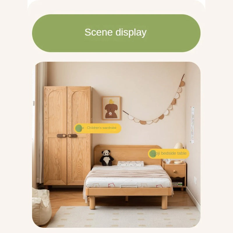 Beech Solid Wood Children's, Montessori Floor Bed<