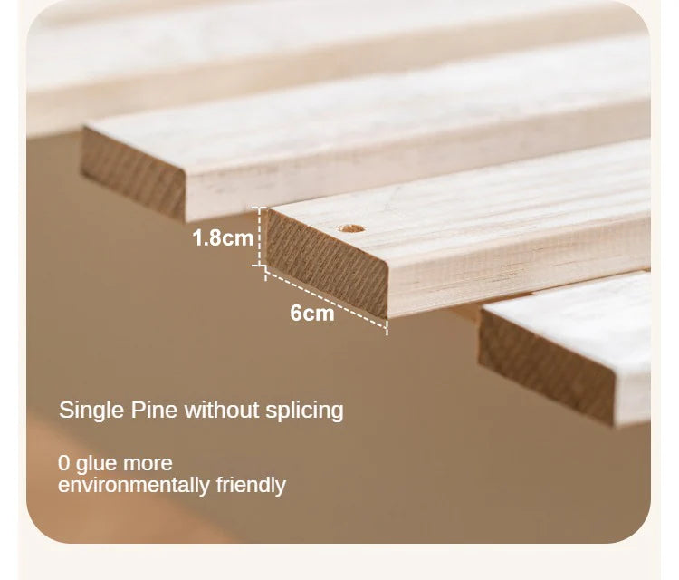 Beech solid wood children's multifunctional bed