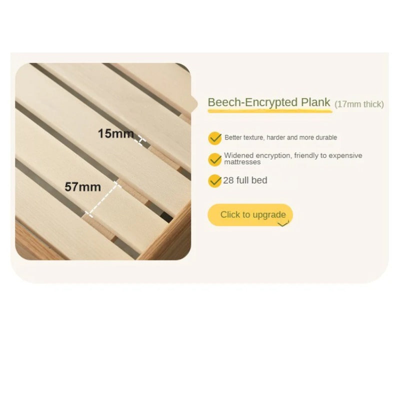 Beech solid wood children's multifunctional bed