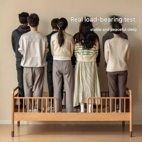 Oak solid wood multi-functional Toddler Bed<