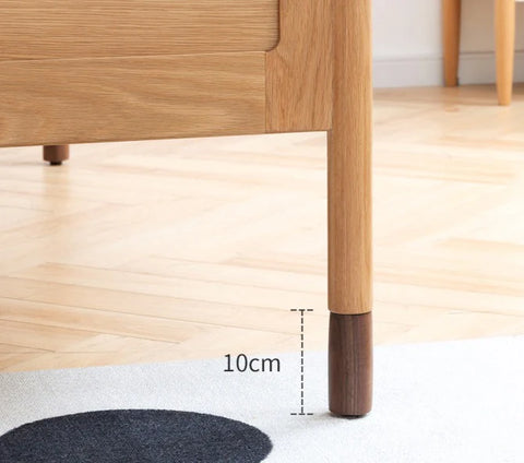 Oak solid wood multi-functional Toddler Bed<