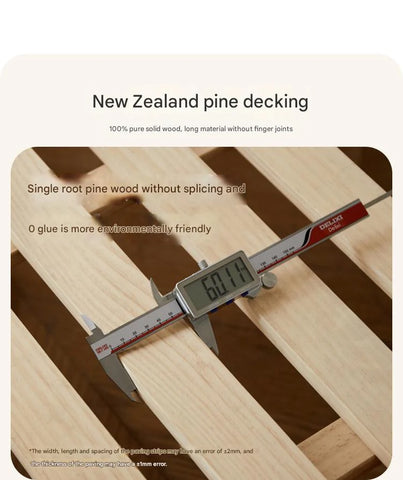 Oak solid wood multi-functional Toddler Bed<