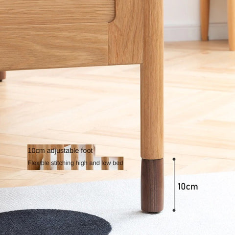 Oak solid wood multi-functional Toddler Bed<