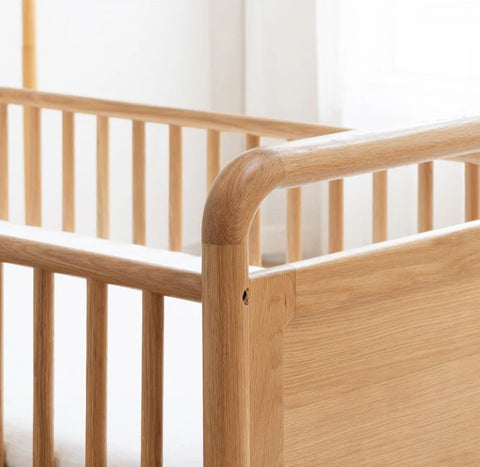 Oak solid wood multi-functional Toddler Bed<