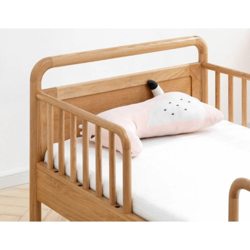 Oak solid wood multi-functional Toddler Bed<