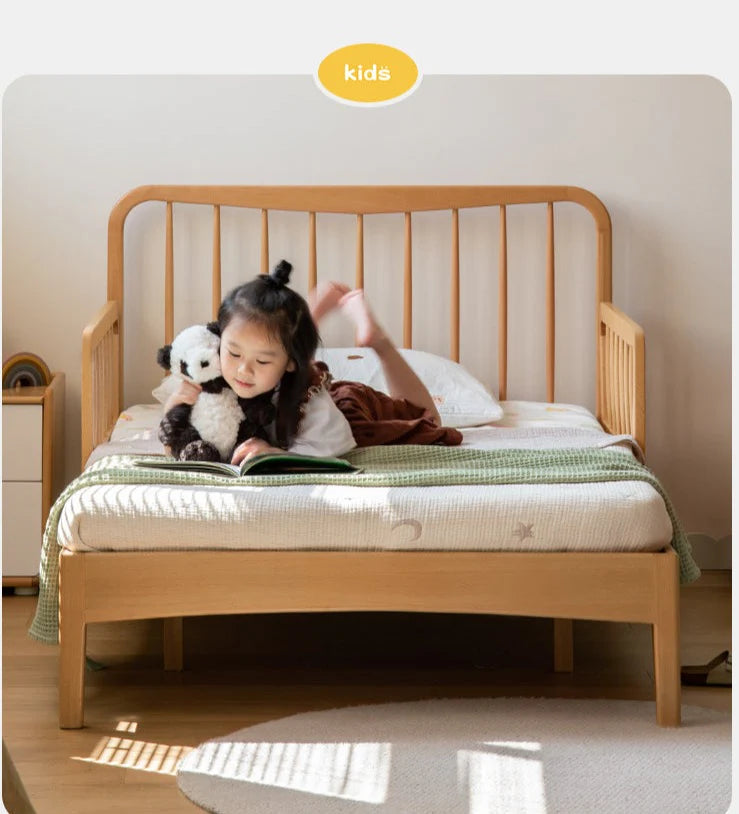 Beech, Oak solid wood Whispering Telescopic Bed<