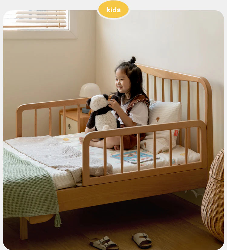 Beech, Oak solid wood Whispering Telescopic Bed<