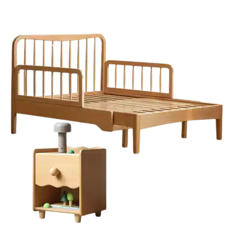 Beech, Oak solid wood Whispering Telescopic Bed<