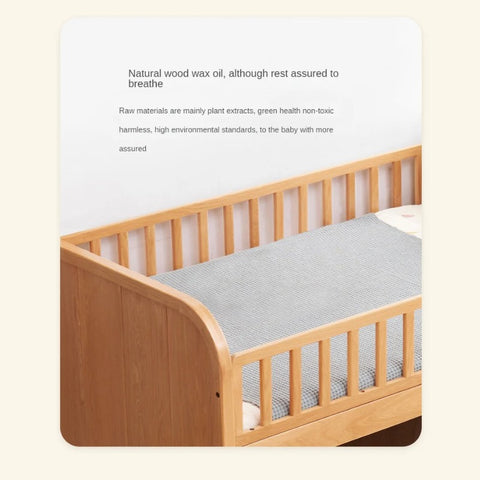 Oak solid wood Multi-function wide storage box bed<