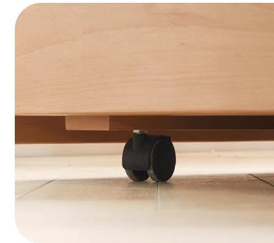 Oak solid wood Multi-function wide storage box bed<