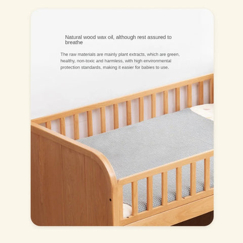 Oak solid wood Multi-function wide storage box bed<