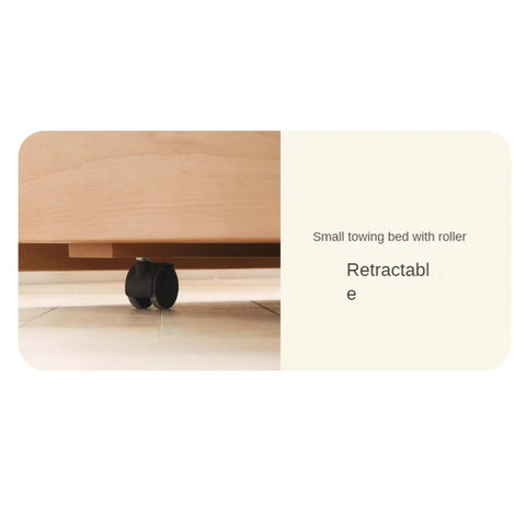 Oak solid wood Multi-function wide storage box bed<