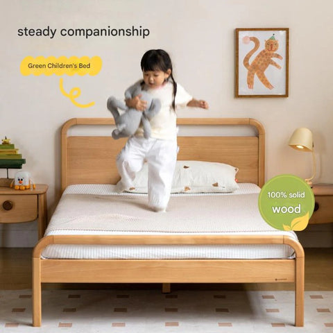 Beech solid wood kids bed