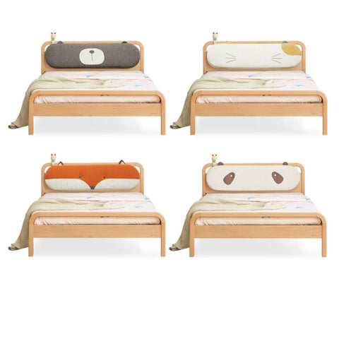 Beech solid wood kids bed
