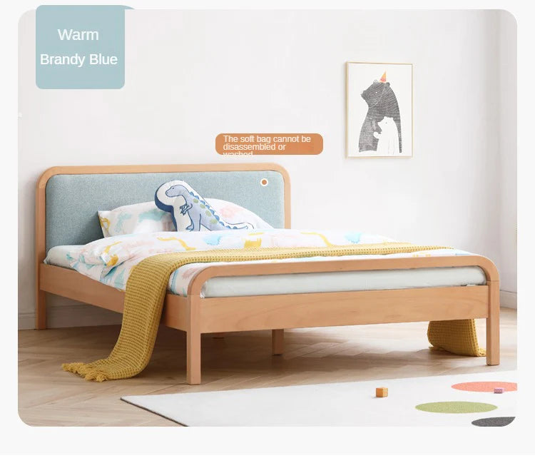 Beech solid wood kids bed