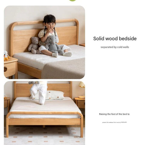 Beech solid wood kids bed