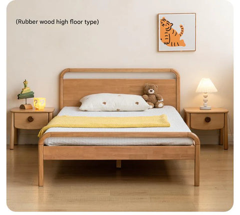 Beech solid wood kids bed