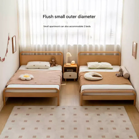 Beech solid wood kids bed
