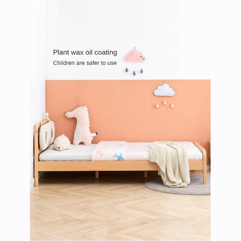 Beech solid wood kids bed