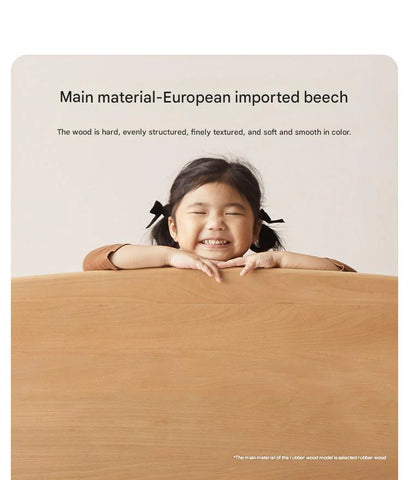 Beech solid wood kids bed