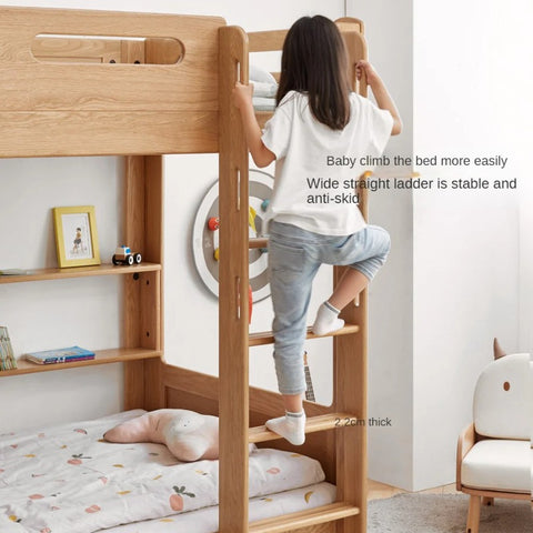 Oak solid wood Bunk Bed.