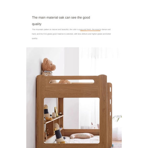 Oak solid wood Bunk Bed.
