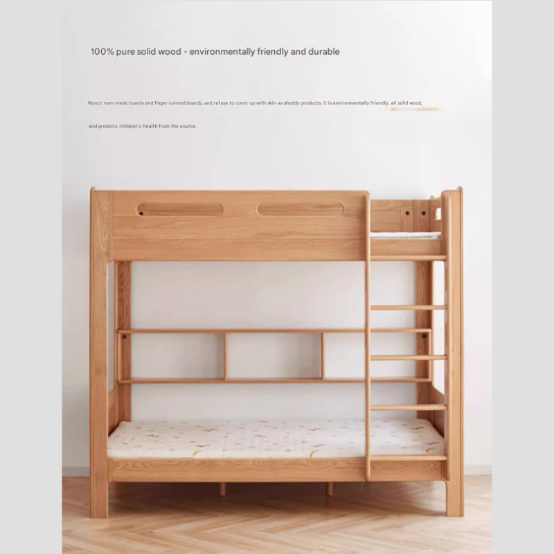 Oak solid wood Bunk Bed.