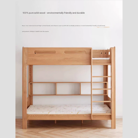 Oak solid wood Bunk Bed.
