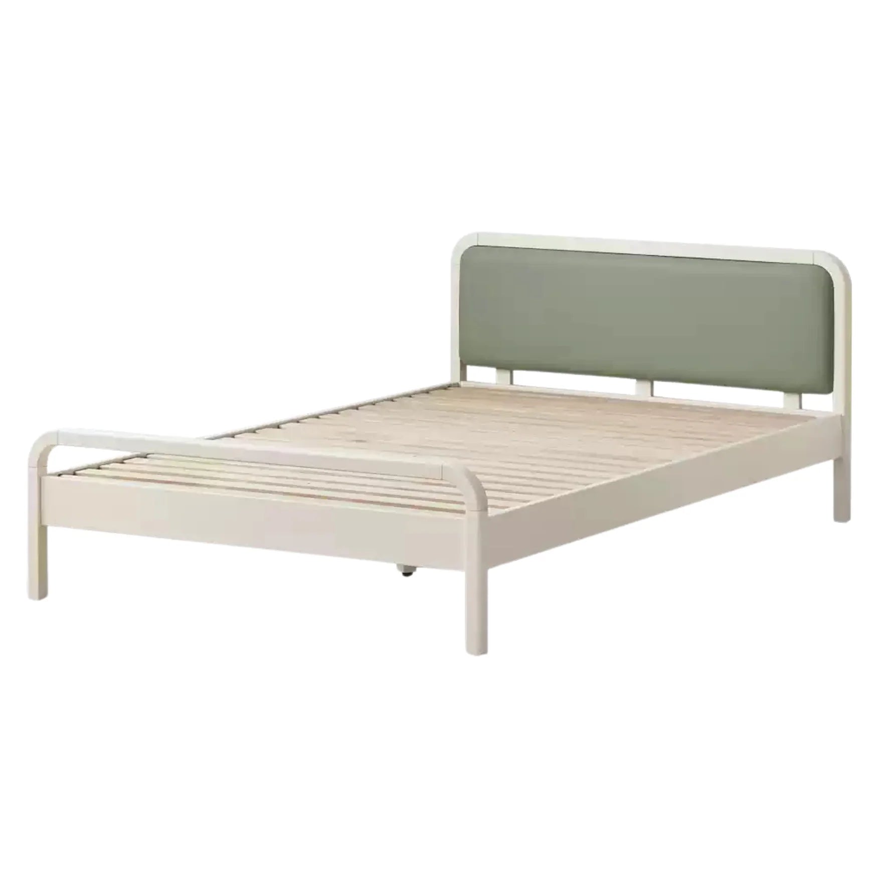 Rubber, Poplar Solid Wood Children's Single Bed