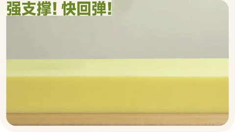 Rubber Wood White Cream Style Children's Soft Bed.