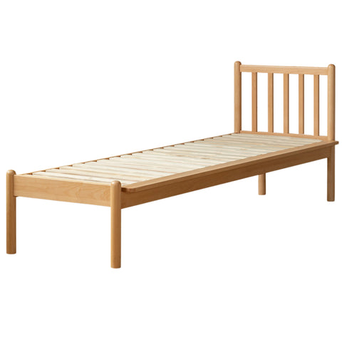 Beech solid wood children's bed with guardrails spliced bed<