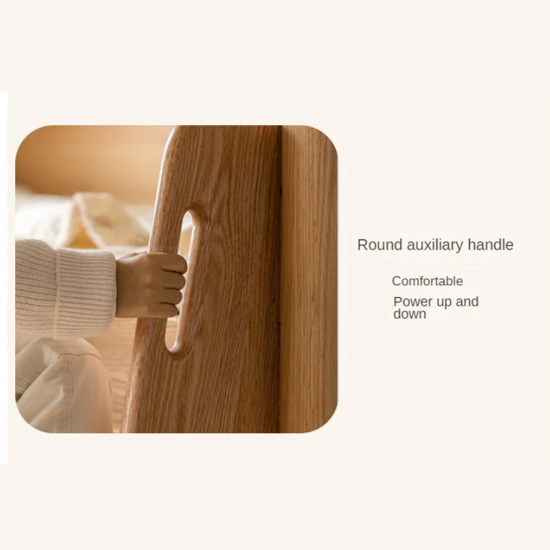 Beech, Oak Solid Wood Children's Bunk Bed.