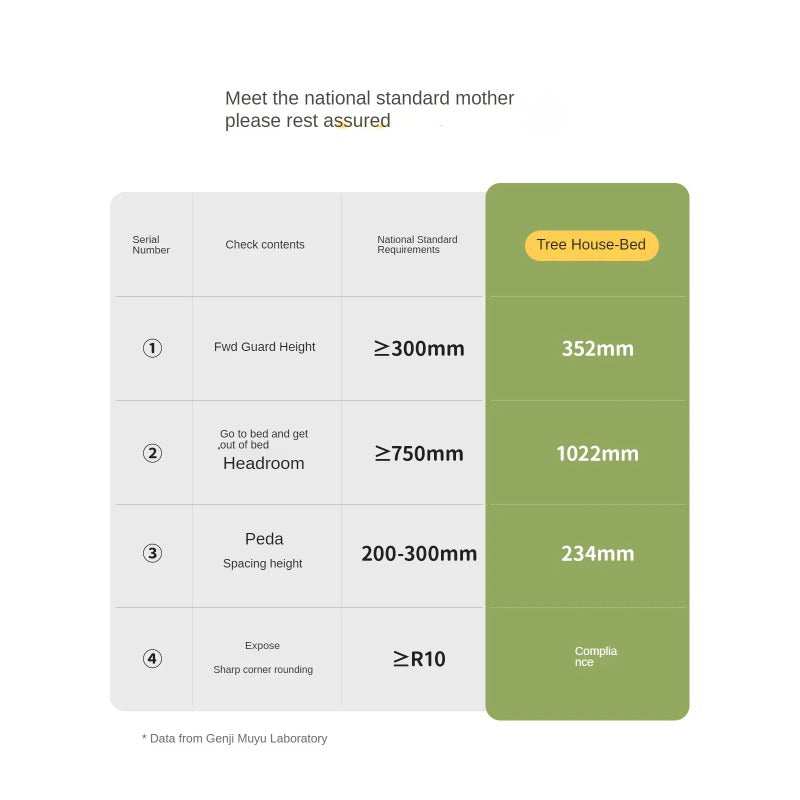 Beech, Oak Solid Wood Children's Bunk Bed.