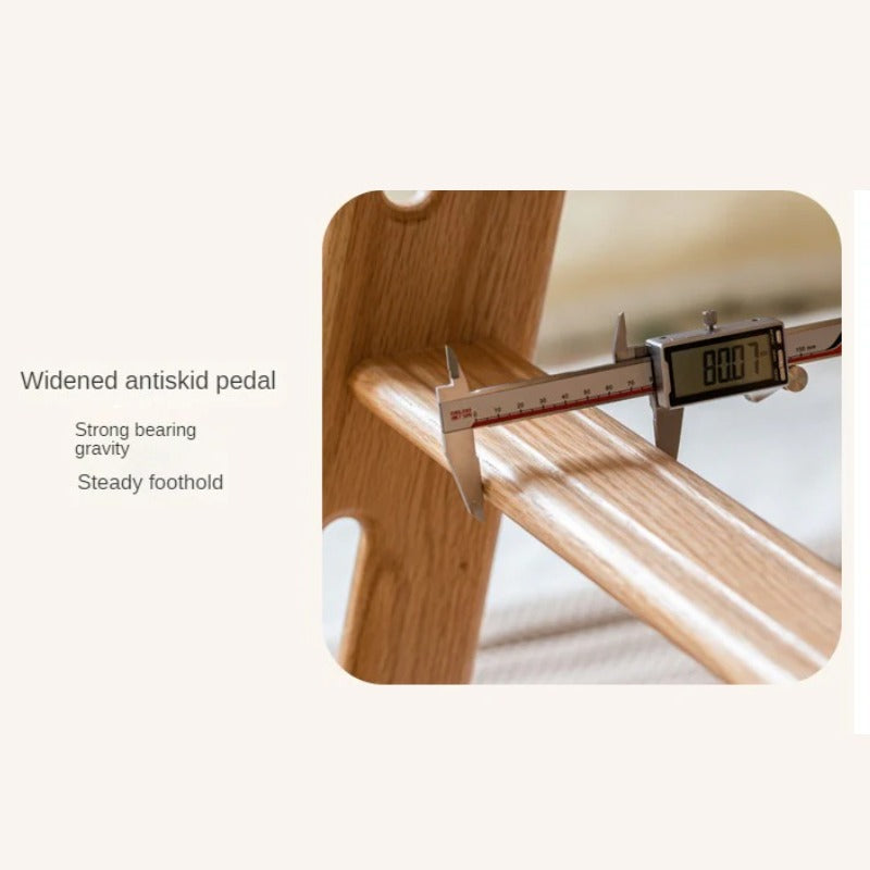 Beech, Oak Solid Wood Children's Bunk Bed.