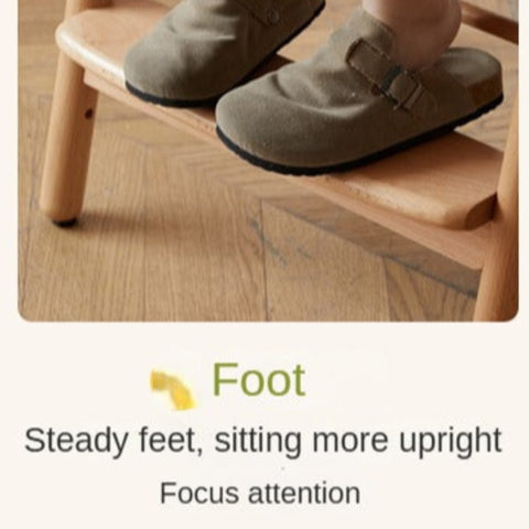 Beech Solid Wood Adjustable Learning Chair for Kids Adjustable Height Primary School Writing Desk Chair in Pink Blue or Orange