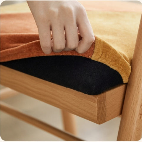 Beech Solid Wood Adjustable Learning Chair for Kids Adjustable Height Primary School Writing Desk Chair in Pink Blue or Orange