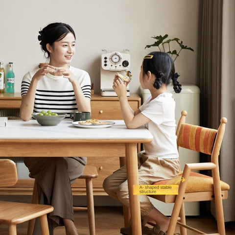 Beech Solid Wood Adjustable Learning Chair for Kids Adjustable Height Primary School Writing Desk Chair in Pink Blue or Orange