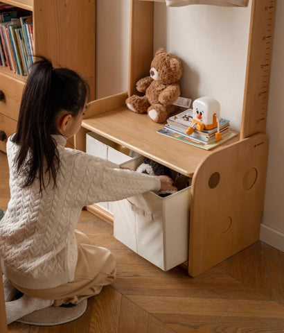 Beech, Solid Rubberwood Children's Coat Rack