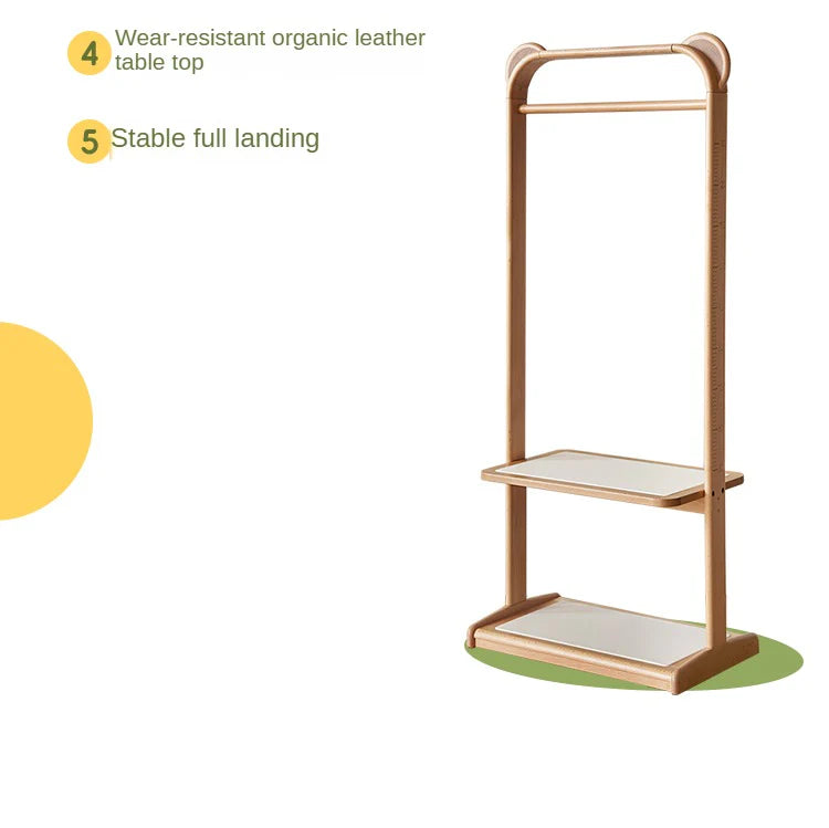 Beech Solid Wood Kids Floor Hanger