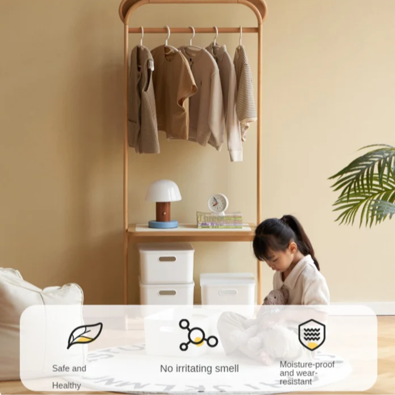 Beech Solid Wood Kids Floor Hanger