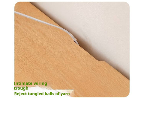 Beech Solid Wood Adjustable Height Childrens Study Desk with Bookcase and Integrated Storage Light Natural Finish