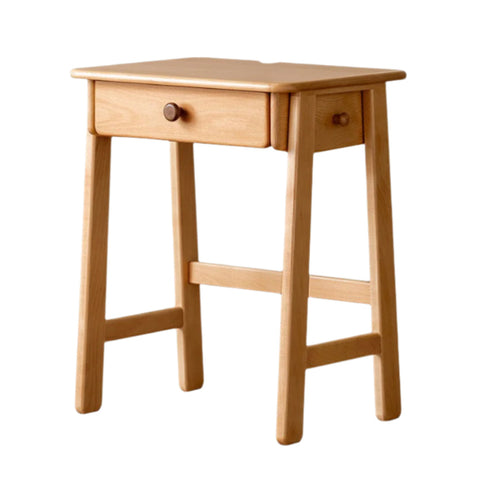 Beech Solid Wood Childrens Desk Natural Study Table with Storage Drawers for Boys & Girls Home Learning