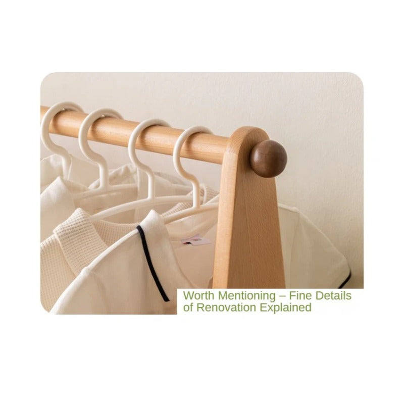 Beech Solid Wood Kids Wardrobe