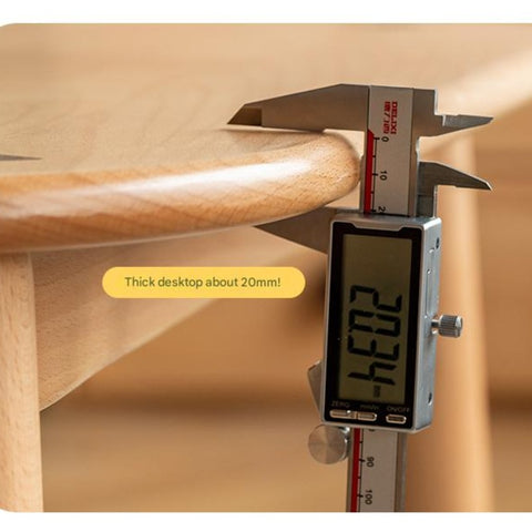 Beech Solid Wood Natural Finish Handmade Childrens Table for Study Play & Craft