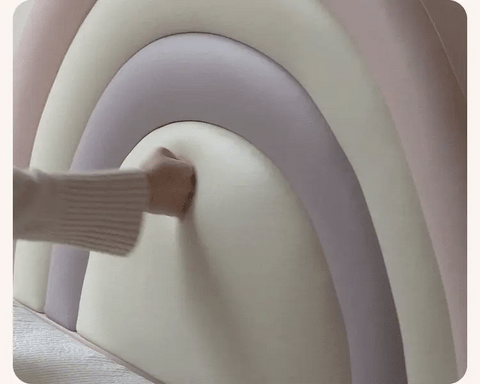 Organic leather Children's Soft Rainbow Bed.