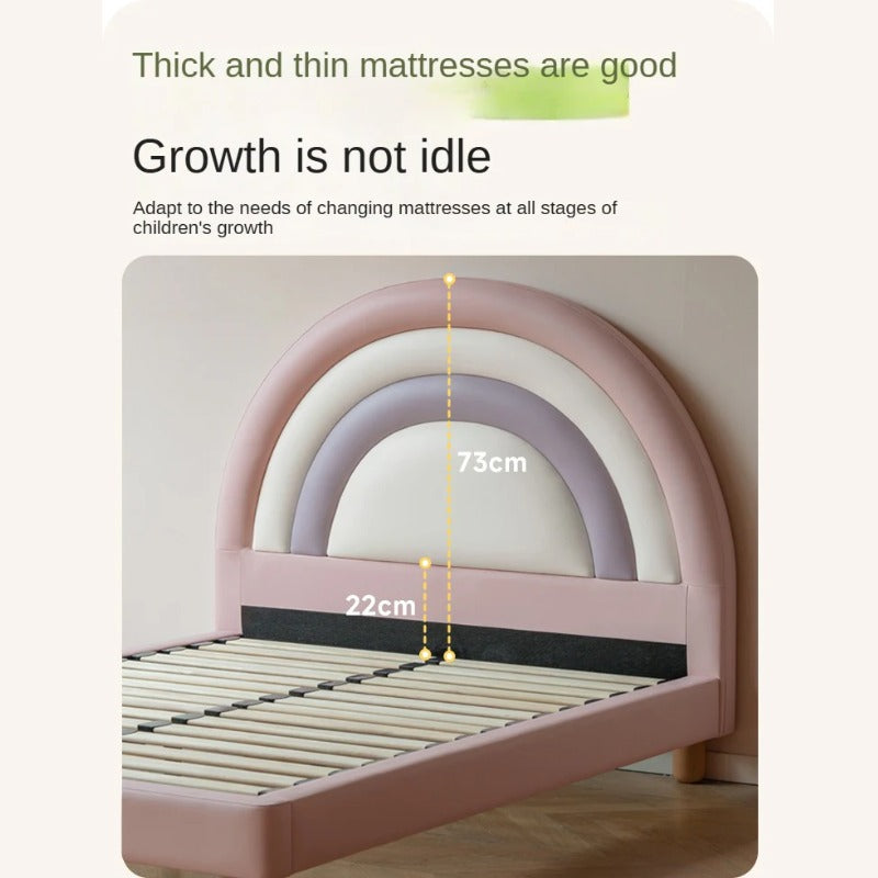 Organic leather Children's Soft Rainbow Bed.