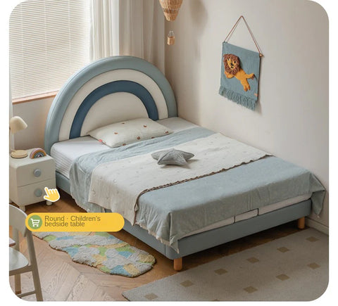 Organic leather Children's Soft Rainbow Bed.