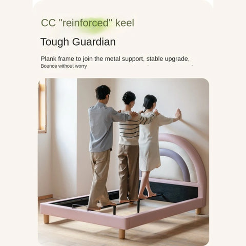 Organic leather Children's Soft Rainbow Bed.