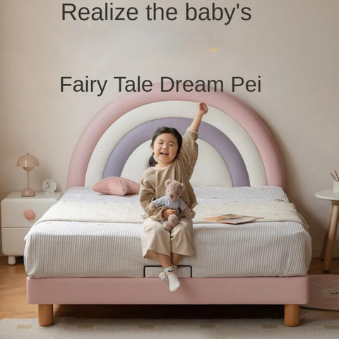 Organic leather Children's Soft Rainbow Bed.